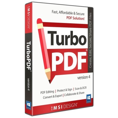 TurboPDF 4 Secure, Fast PDF Solution for Business TurboPDF 4 Secure, Fast PDF Solution for Business