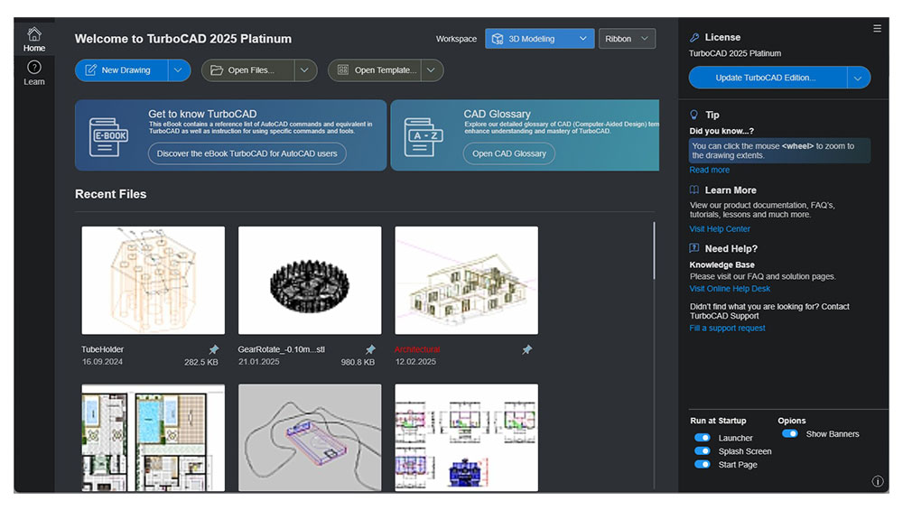 New Start Page