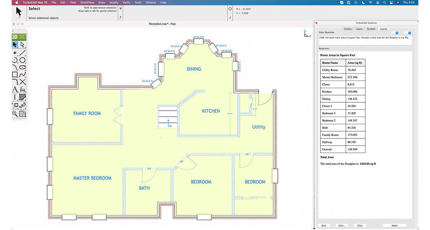 Floor plan preview